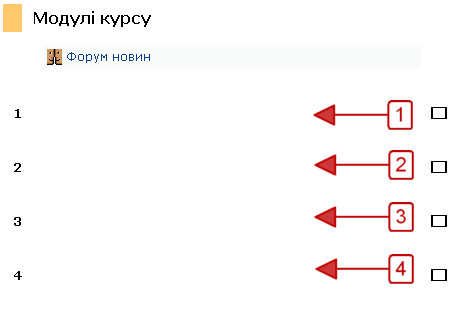 Зона модуль-секцій дисципліни